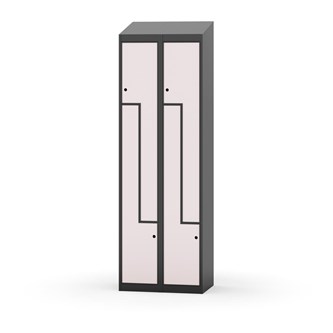 Novis Z vaatekaappi, vinokatto, 4-lok, L60 cm