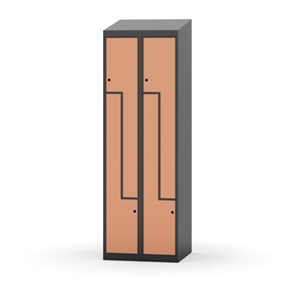 Novis Z vaatekaappi, vinokatto, 4-lok, L60 cm