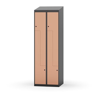 Novis Z vaatekaappi, vinokatto, 4-lok, L60 cm