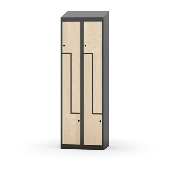 Novis Z vaatekaappi, vinokatto, 4-lok, L60 cm