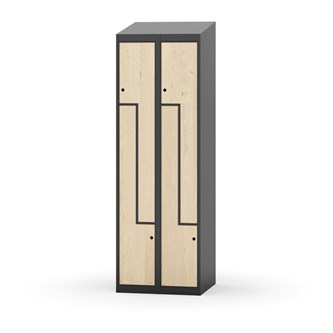 Novis Z vaatekaappi, vinokatto, 4-lok, L60 cm