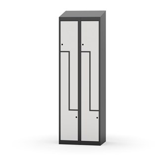 Novis Z vaatekaappi, vinokatto, 4-lok, L60 cm