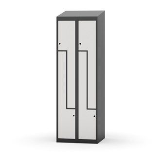 Novis Z vaatekaappi, vinokatto, 4-lok, L60 cm