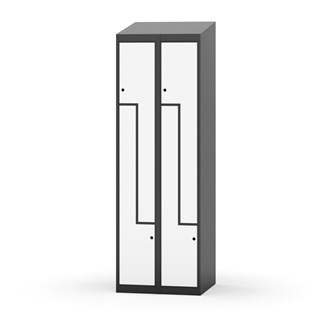 Novis Z vaatekaappi, vinokatto, 4-lok, L60 cm