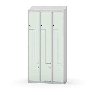 Novis Z vaatekaappi, vinokatto, 6-lok, L90 cm