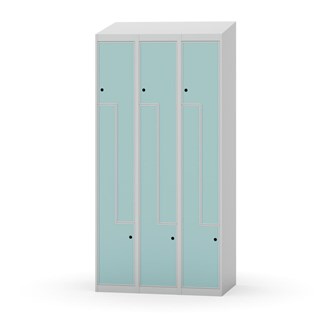 Novis Z vaatekaappi, vinokatto, 6-lok, L90 cm