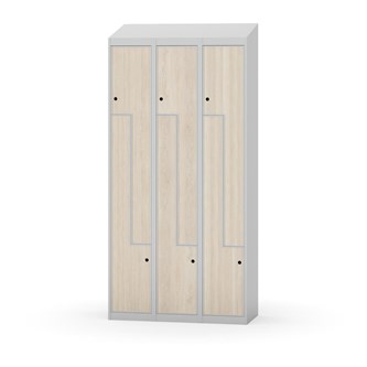 Novis Z vaatekaappi, vinokatto, 6-lok, L90 cm