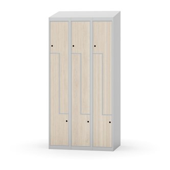 Novis Z vaatekaappi, vinokatto, 6-lok, L90 cm