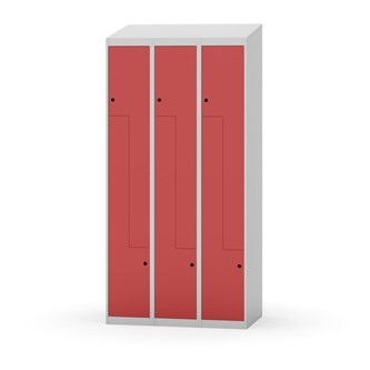 Novis Z vaatekaappi, vinokatto, 6-lok, L90 cm