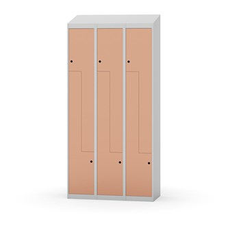 Novis Z vaatekaappi, vinokatto, 6-lok, L90 cm