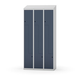 Novis Z vaatekaappi, vinokatto, 6-lok, L90 cm