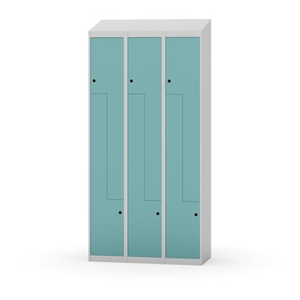 Novis Z vaatekaappi, vinokatto, 6-lok, L90 cm