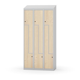 Novis Z vaatekaappi, vinokatto, 6-lok, L90 cm