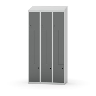 Novis Z vaatekaappi, vinokatto, 6-lok, L90 cm