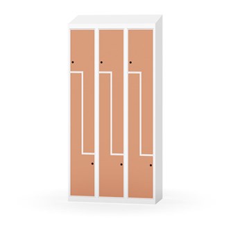 Novis Z vaatekaappi, vinokatto, 6-lok, L90 cm