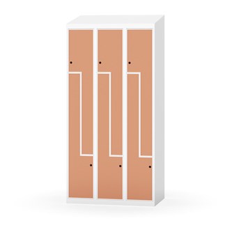 Novis Z vaatekaappi, vinokatto, 6-lok, L90 cm