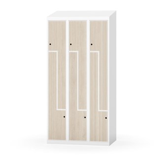 Novis Z vaatekaappi, vinokatto, 6-lok, L90 cm