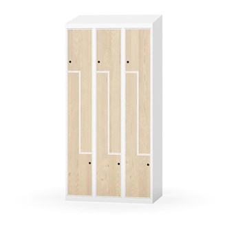 Novis Z vaatekaappi, vinokatto, 6-lok, L90 cm