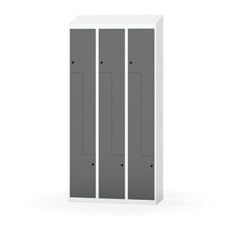Novis Z vaatekaappi, vinokatto, 6-lok, L90 cm