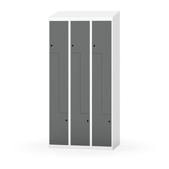 Novis Z vaatekaappi, vinokatto, 6-lok, L90 cm