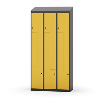 Novis Z vaatekaappi, vinokatto, 6-lok, L90 cm