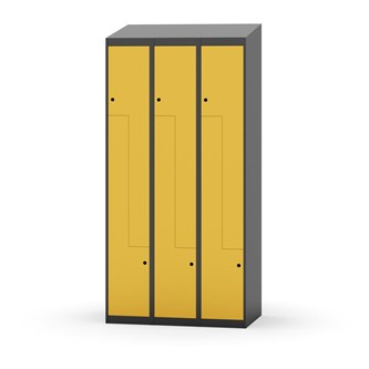 Novis Z vaatekaappi, vinokatto, 6-lok, L90 cm