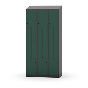 Novis Z vaatekaappi, vinokatto, 6-lok, L90 cm
