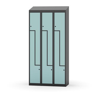 Novis Z vaatekaappi, vinokatto, 6-lok, L90 cm