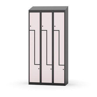 Novis Z vaatekaappi, vinokatto, 6-lok, L90 cm
