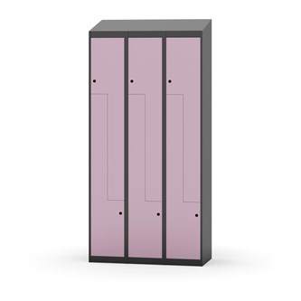 Novis Z vaatekaappi, vinokatto, 6-lok, L90 cm