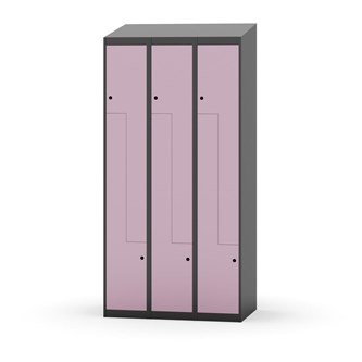 Novis Z vaatekaappi, vinokatto, 6-lok, L90 cm