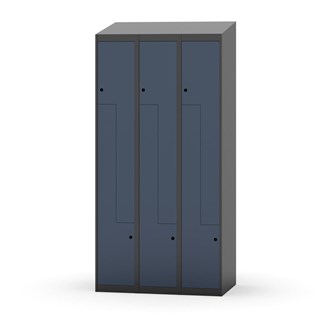 Novis Z vaatekaappi, vinokatto, 6-lok, L90 cm