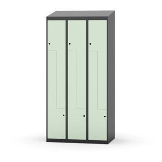 Novis Z vaatekaappi, vinokatto, 6-lok, L90 cm