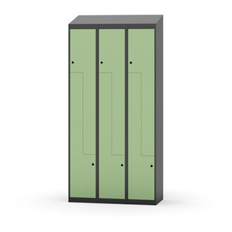 Novis Z vaatekaappi, vinokatto, 6-lok, L90 cm