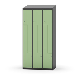 Novis Z vaatekaappi, vinokatto, 6-lok, L90 cm
