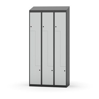 Novis Z vaatekaappi, vinokatto, 6-lok, L90 cm