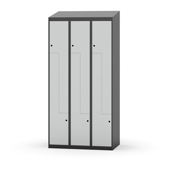 Novis Z vaatekaappi, vinokatto, 6-lok, L90 cm
