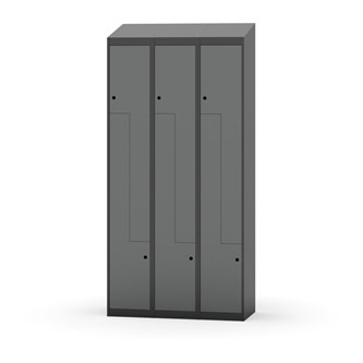 Novis Z vaatekaappi, vinokatto, 6-lok, L90 cm