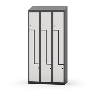 Novis Z vaatekaappi, vinokatto, 6-lok, L90 cm