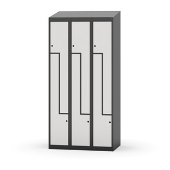 Novis Z vaatekaappi, vinokatto, 6-lok, L90 cm