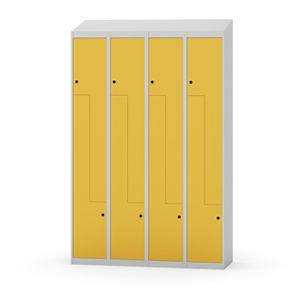Novis Z vaatekaappi, vinokatto, 8-lok, L120 cm