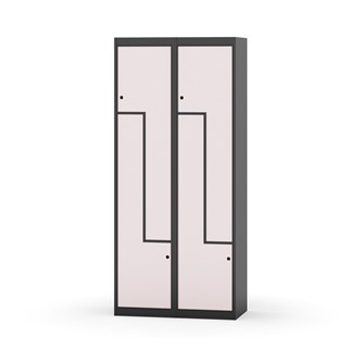 Novis Z vaatekaappi, tasakatto, 4-lok, L80 cm