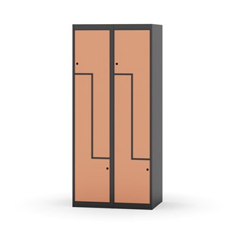Novis Z vaatekaappi, tasakatto, 4-lok, L80 cm
