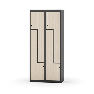 Novis Z vaatekaappi, tasakatto, 4-lok, L80 cm