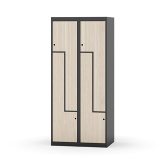 Novis Z vaatekaappi, tasakatto, 4-lok, L80 cm