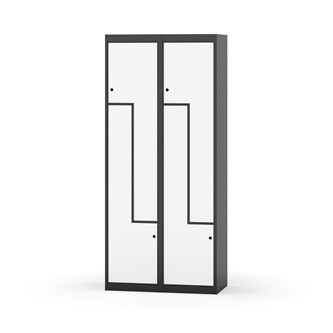 Novis Z vaatekaappi, tasakatto, 4-lok, L80 cm