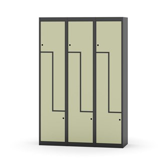 Novis Z vaatekaappi, tasakatto, 6-lok, L120 cm