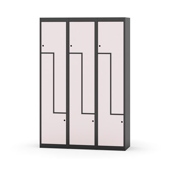 Novis Z vaatekaappi, tasakatto, 6-lok, L120 cm