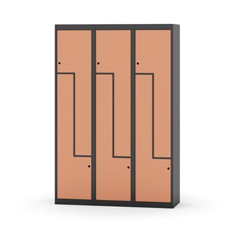Novis Z vaatekaappi, tasakatto, 6-lok, L120 cm