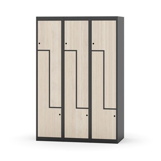 Novis Z vaatekaappi, tasakatto, 6-lok, L120 cm